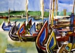 Walter Womacka "Fischerboote in der Javasee" (1962)
