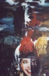Walter Womacka "Nachdenken II" (1995, Öl)