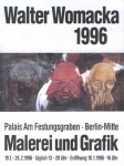 Plakat zur Ausstellung "Walter Womacka - Malerei und Grafik" (1996)
