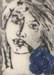 Flyer zur Ausstellung "Walter Womacka Malerei und Grafik" (2004)
