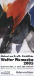 Flyer zur Ausstellung anlässlich des 80. Geburtstages von Walter Womacka (2005)