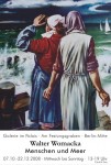 Flyer zur Ausstellung "Walter Womacka - Menschen und Meer" (2008)